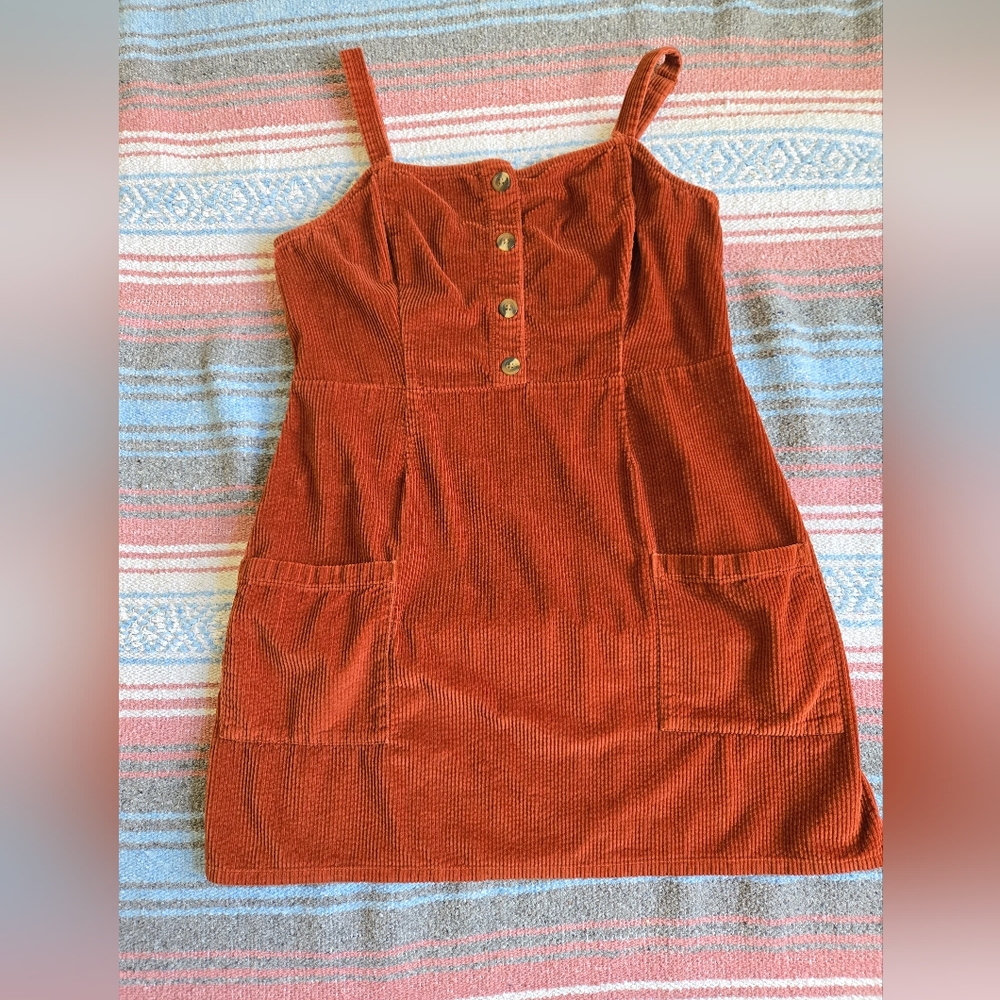 Corduroy Dress With Pockets